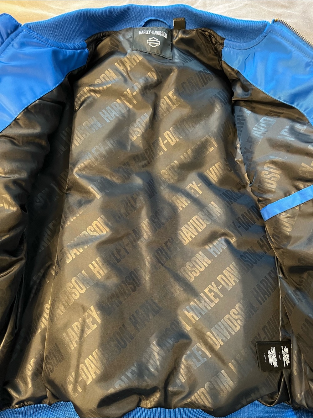 Harley Davidson At The Crank Bomber Jacket 97451-24VM Size Small. - Picture 6 of 10